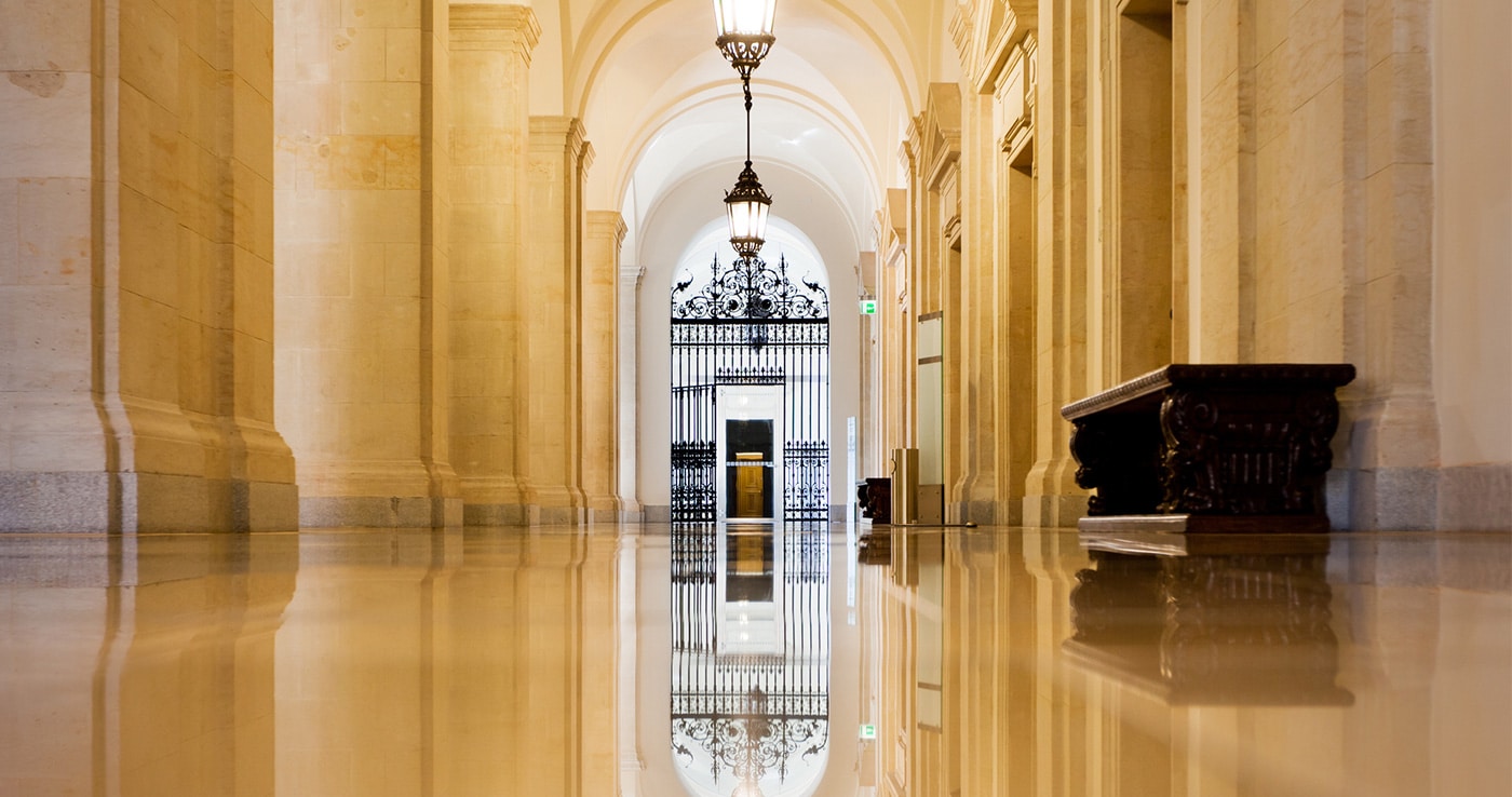 courthouse hallway
